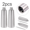 2Pcs/Lots of Metal XLR 3 Pin Male to RCA Female Audio Adapter Plug Male HiF