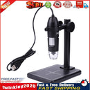 1600X USB Digital Microscope with Stand 8LED 2MP Zoom Electric Microscopes Newly