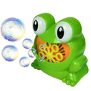 Cute Animal Automatic Bubble Machine Blower Maker Kids Outdoor Toys (Green)