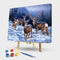 DIY Acrylic Oil Painting Canvas Deer Handpainted Acrylic Painting By Numbers Kit