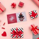 DIY Special Shaped Bright Diamond Painting Valentines Cartoon Kit Cat Postcards
