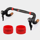 2pcs Bike Handlebar Tape Ring Anti-Skid Bicycle Handle Strap Sleeve (Red)