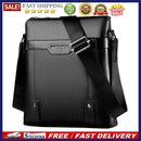 Solid Color Shoulder Bags Business Leather Men Crossbody Travel Messenger Bags