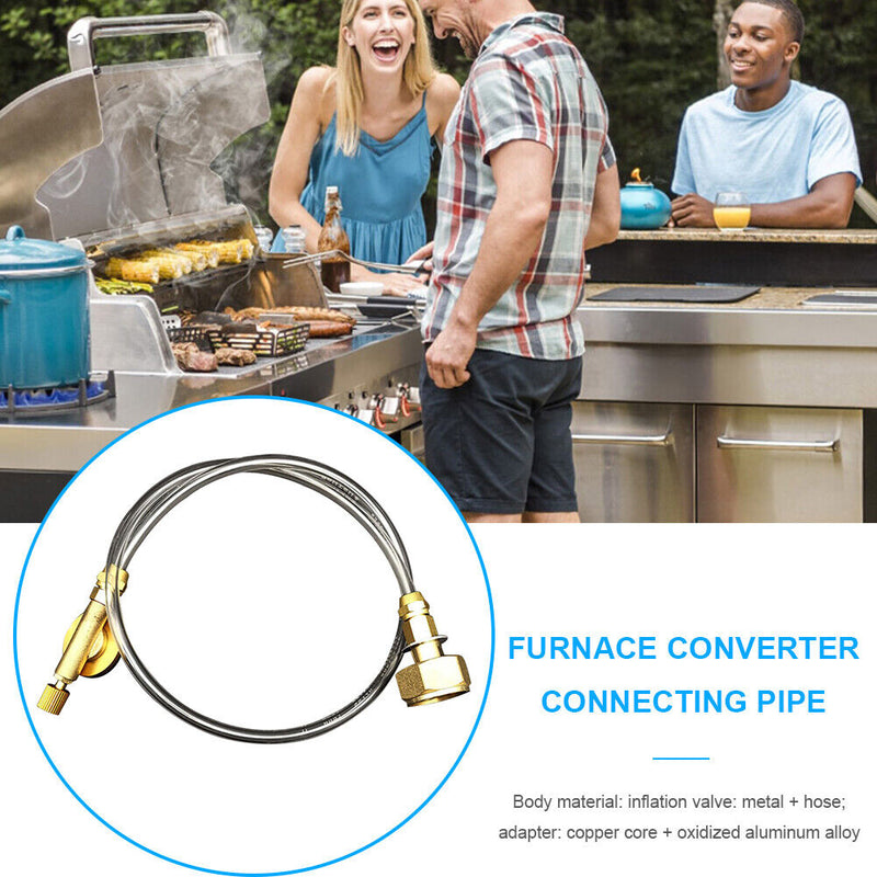 Outdoor Camping Gas Stove Refill Adapter Tank Coupler Bottle Adaptor Accessor