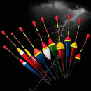 10x Fishing Float Set Buoy Bobber Vertical Buoy Fish Floats Fishing-Tackle J1M7