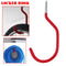 2PCS Garage Storage Hooks Bike Tool Storage Hook Set Screw In Hooks Red#