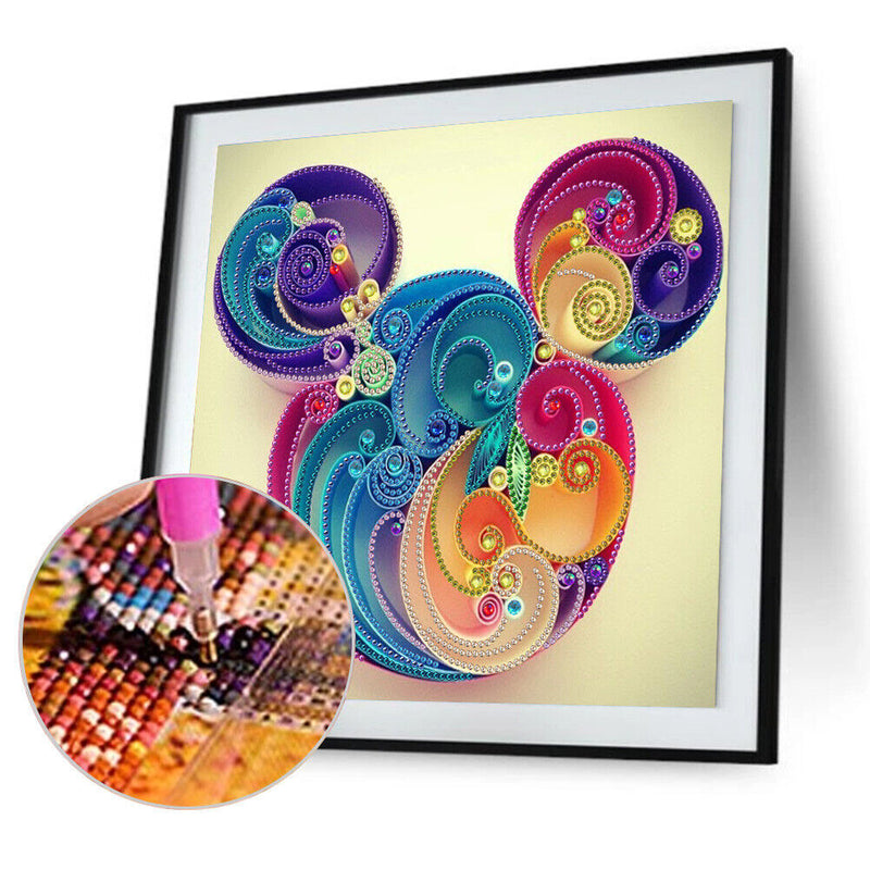 Diamond Painting 5D DIY Mouse Part Special Drill Rhinestone Picture Kit Newly