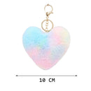 Fashion Cute Love Ladies Jewelry Pendant Colorful Key Chain Furball