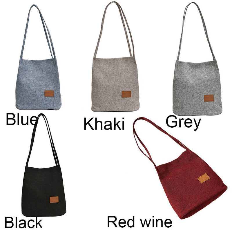 Women's Sling Bag Casual Shoulder Bags Flax Cloth Handbags Bags Ladies Pouch