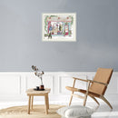 14CT Stamped Cross Stitch Kit Cotton Thread Embroidery Craft Wall Gift