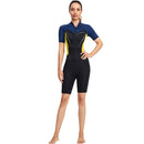 DIVE SAIL Neoprene Scuba Snorkel Swimming Women Body Wetsuits (Yellow S)