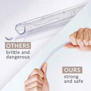 16OZ Double-Walled Cups Plastic Clear with Lid and Insulated 480ml Straw S0R4