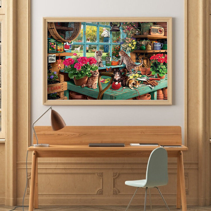 5D Diamond Painting Full Round Drill Text Picture of Rhinestone