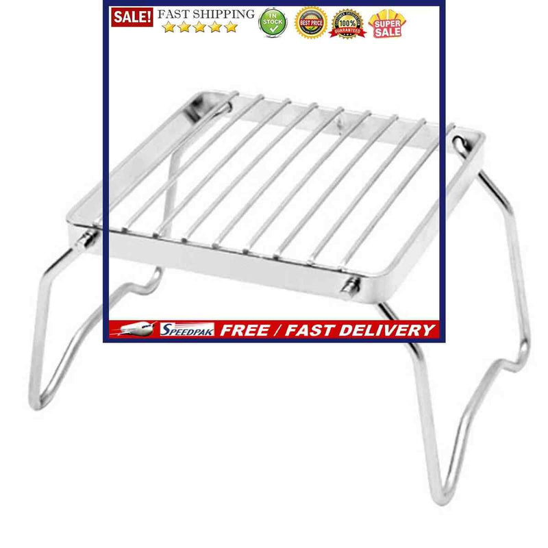 Outdoor Camping Stove Barbeque Grill Stand Mini Backpacking Bracket for Pic