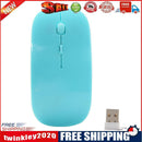 Optical Wireless Mouse 2.4G Receiver Ultra-thin for Computer PC light blue