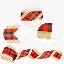 Latex Cloth Ribbons Bow Gift Wrapping Xmas Decoration Handmade DIY Accessories