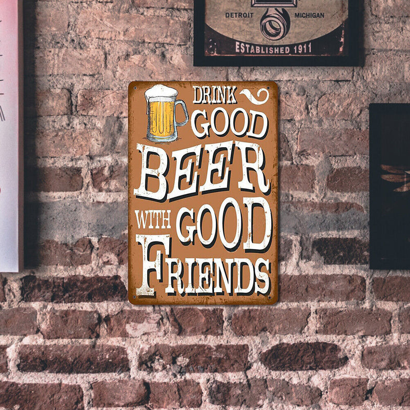 Letters Metal Sign Plaque Retro Wall Posters for Home Cafe Bar Decor (5)