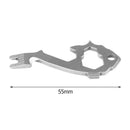 Stainless Steel Key King Bottle Opener Mini EDC Tool for Outdoor Supplies