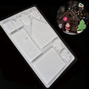 Cutter Christmas Chocolate Mold Gingerbread House Mould Cake Decorating Tools