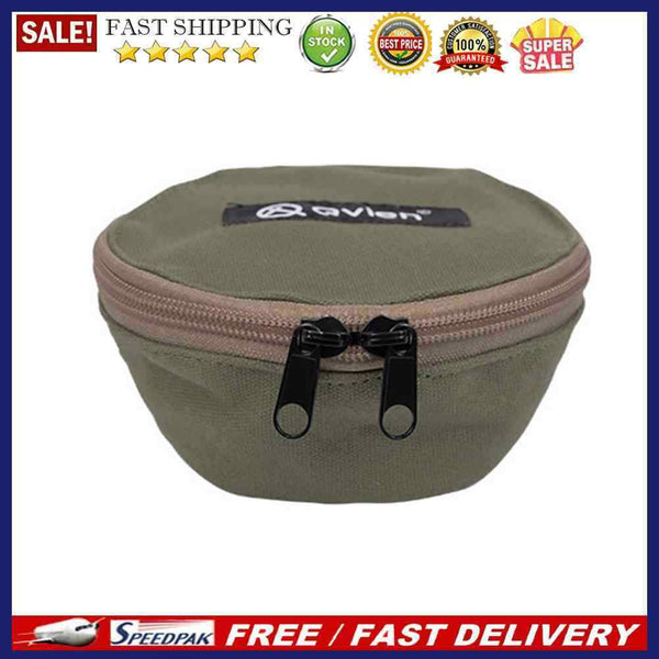 Qvien Camping Sierra Cup Bowl Storage Bag Canvas Tableware Travel Carrying Case