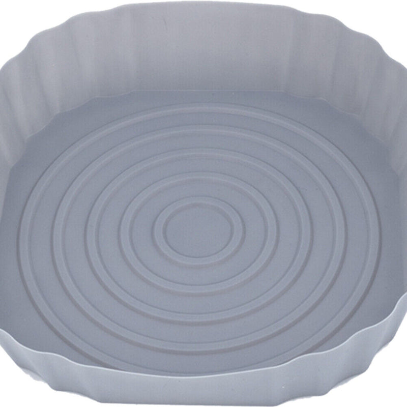Silicone Air Fryer Liner Reusable Oven Baking BBQ Fryer Non-Stick Pan Mat 7"