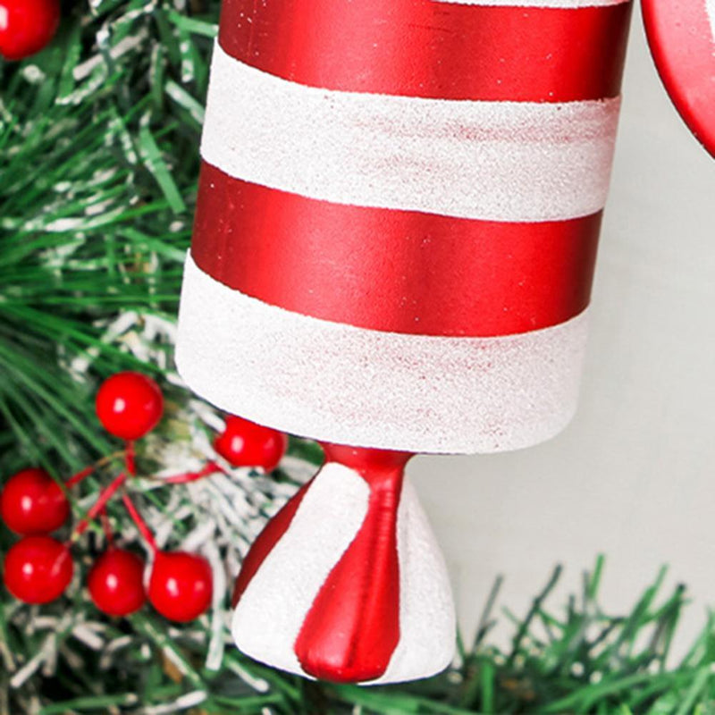 15cm Candy Pendant PVC Artificial Lollipops Christmas Tree Hanging Ornament (E)