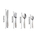 Western-style Children Tableware Spoon Fork Set Kid Cutlery Baby Flatware