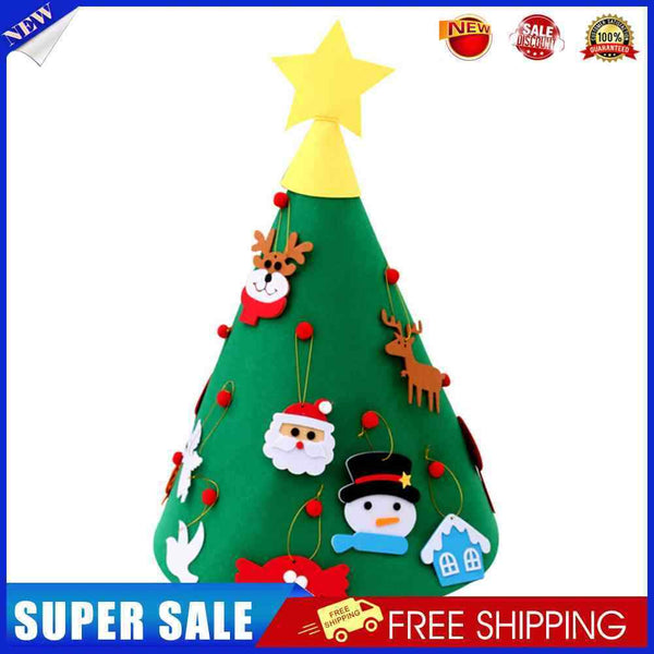 DIY DIY Christmas Tree Toys Artificial Tree Wall Hanging Ornaments Xmas Decor