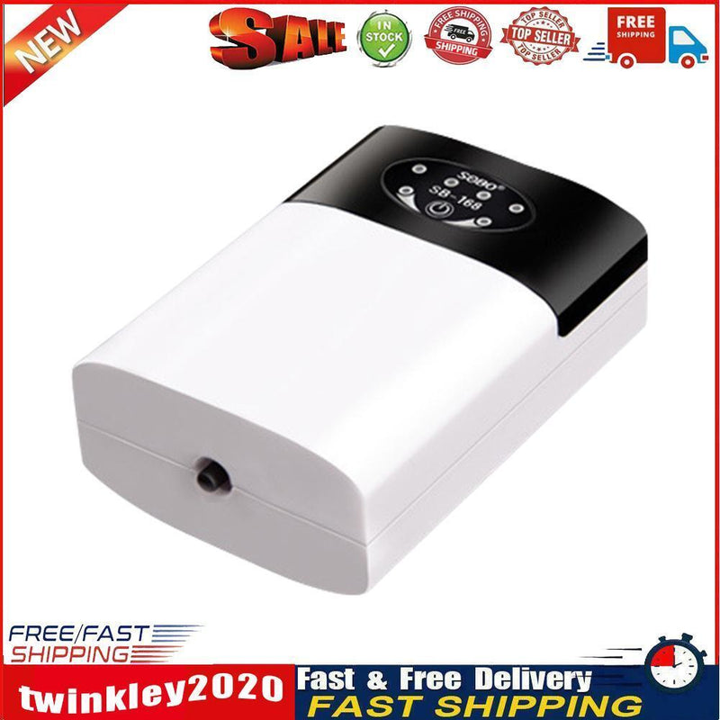 Aeration Oxygen Pump Fish Tank Aquarium Silent USB Air Compressor (SB 168) Newly