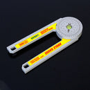 360 Degree Miter Saw Protractor w/Leveling Bubble Angle Finder Gauge Ruler Newly