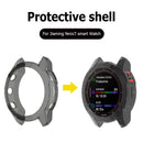 Watch Protective Frame Shell Case for Garmin Fenix 7 (Transparent Black) Newly