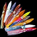 10x 8cm Simulation Squid Skirts Bionic Fishing Lure Artificial Wobbler Soft Bait