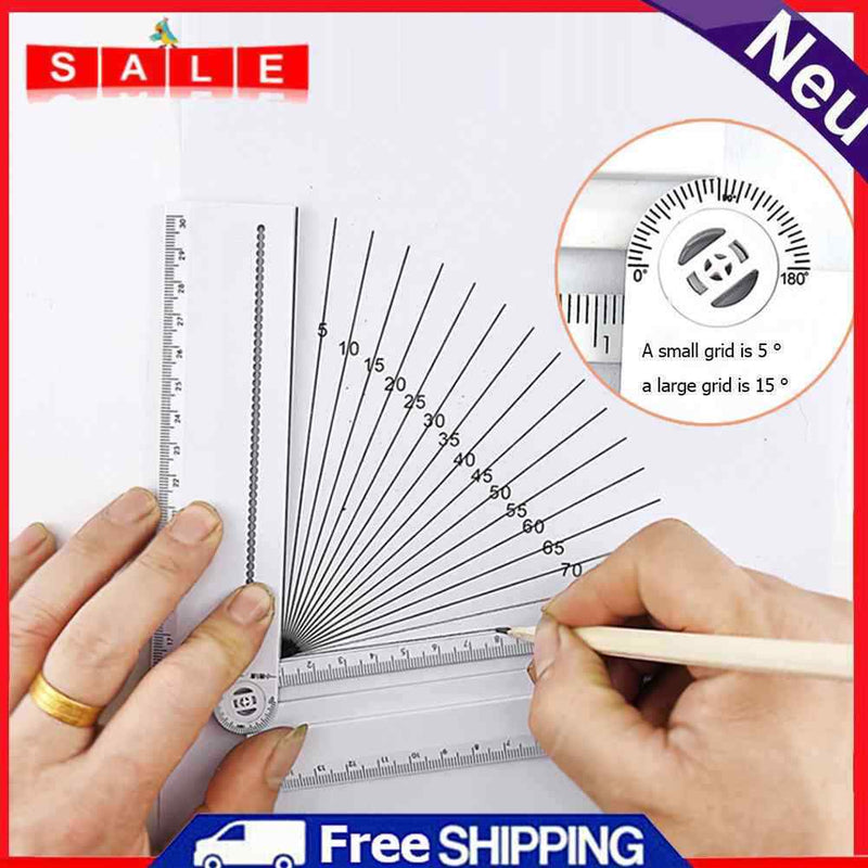 Folding Geometric Drawing Ruler Geometry Stencil Angle Measurement Drawing