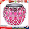 Solar LED Hollow Outdoor Waterproof Peacock Garden Courtyard Lamp (Red) Newly