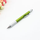 Multi-functional Level Ballpoint Pen Handy Tech Screwdriver Random (Black)