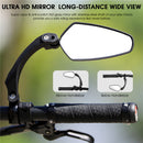WEST BIKING Bike Rearview Mirror Adjustable Rear Reflector (Left+Right Set)