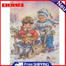 Diamond Painting 5D Full Round Drill Mosaic DIY Snow Kids Kit Bedroom Decoration