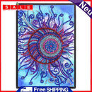 DIY Flower Special Shaped Diamond Painting 50 Pages Sketchbook A5 Notebook Gift