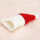 Festive Plush Snowmen Wine Bottle Cover Bag Banquet Christmas(Snowman)