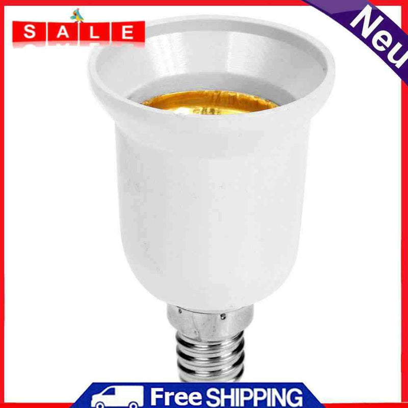 White E12, E27 Base LED Light Lamp Adapter Converter Screw Socket Lamp La