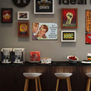 Couple Sheet Metal Drawing Metal Painting Tin Wall Home Poster Bedroom Sign