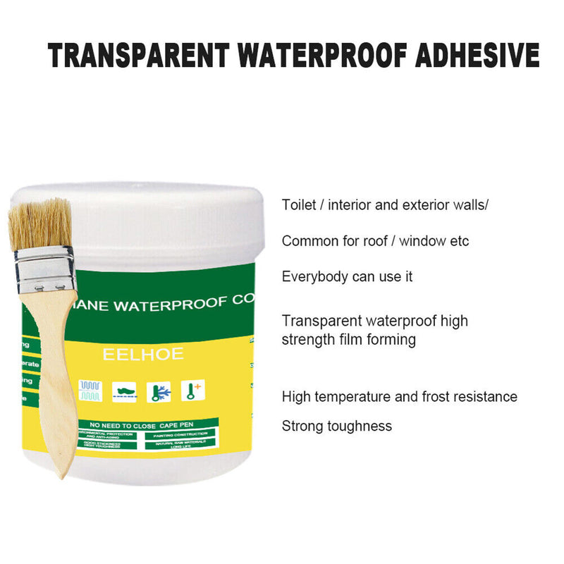 Transparent Waterproof Tile Trapping Repair Glue with Brush Mighty Sealant