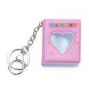 Candy Color 16 Photos 1 Inch Key Rings Card Holder Mini Photo Album Keychain