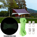 5m Reflective Tent Cord Camping Canopy Awning Fastener Wind Rope Buckle Sets