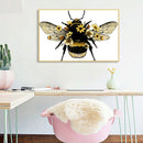 Bee Animal DIY Rhinestone Picture Full Round Drill Painting Kit Diamond Dra