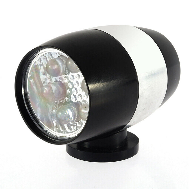 Bicycle Front Head Light 6LED MTB Fork Handlebar Safety Night Lamp (Black) Newly