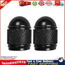 2pcs Electric Scooter Valve Stem Cap Dust-proof Cover for M365 Pro (Black) Newly