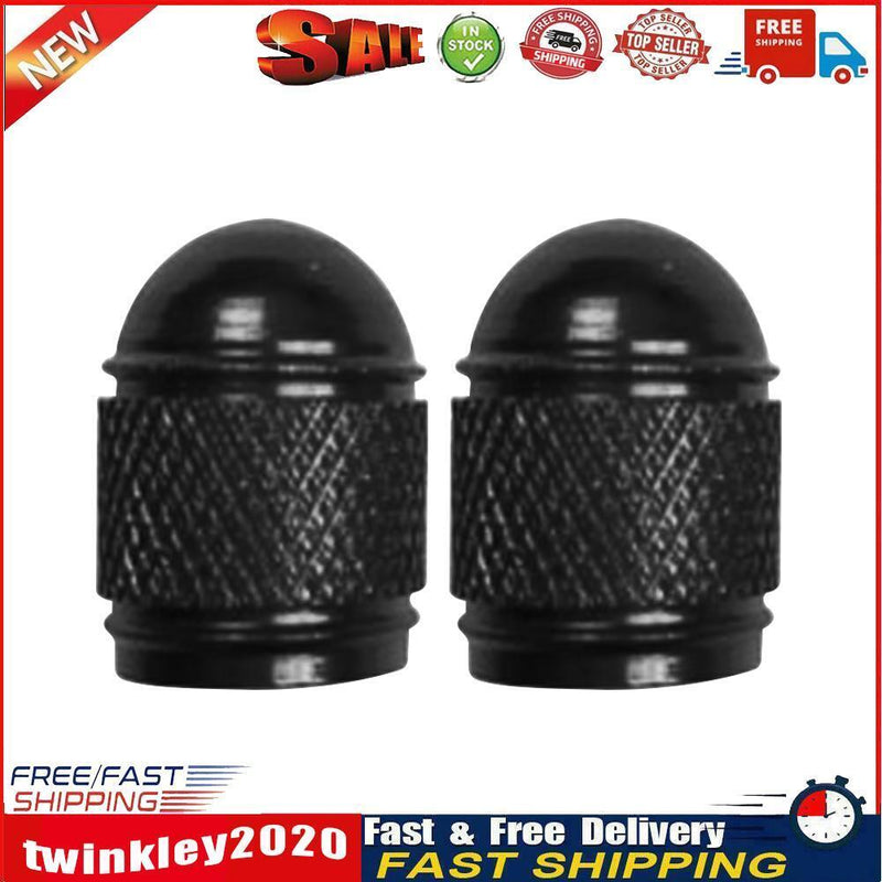 2pcs Electric Scooter Valve Stem Cap Dust-proof Cover for M365 Pro (Black) Newly