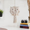 Braided Owl Cotton Pendant Wall Decoration with Cotton Rope Handmade Woven Ropes