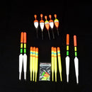 15pcs/Set Sea Fishing Floats Vertical Buoy Slip Bobber Rod Fishing Lures  Newly